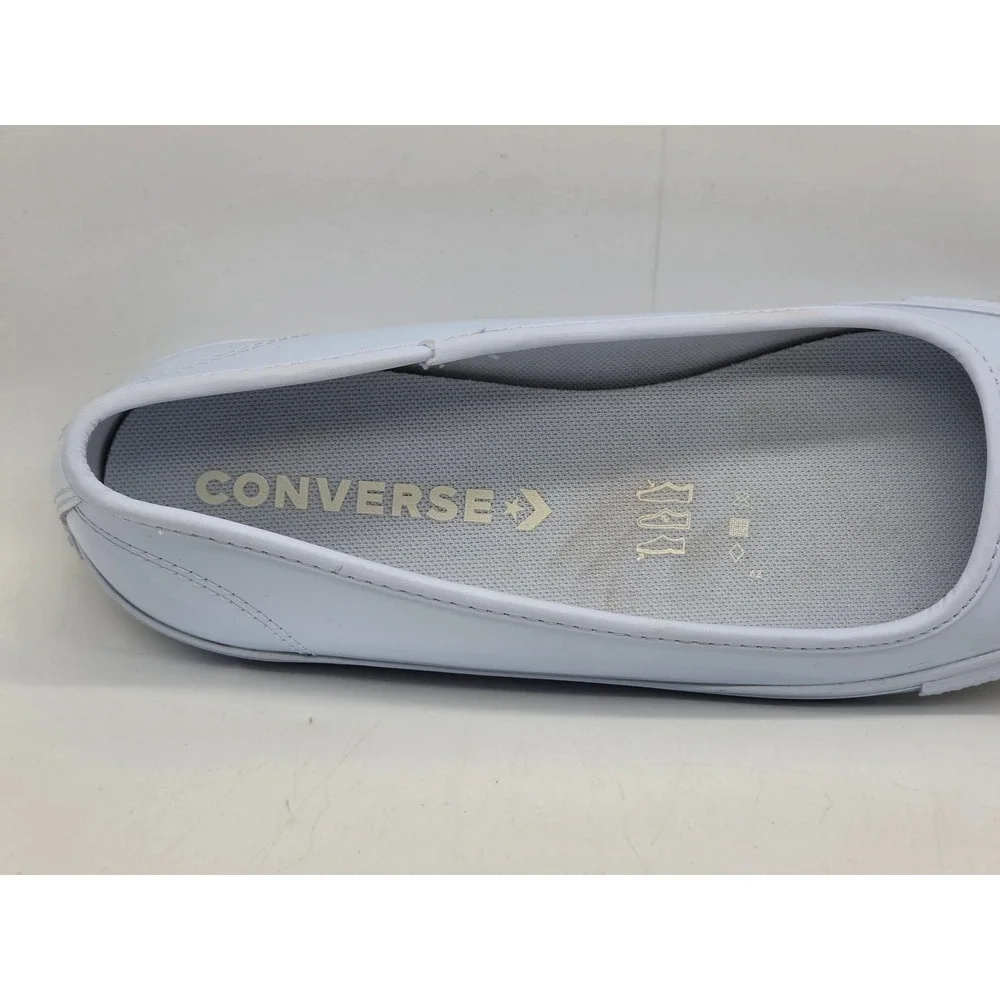 Converse CTAS Dainty Ballerina Shoes Women 8 Blue Patent Leather A14853C